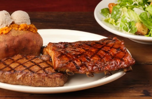 Texas Roadhouse Sirloin and Ribs